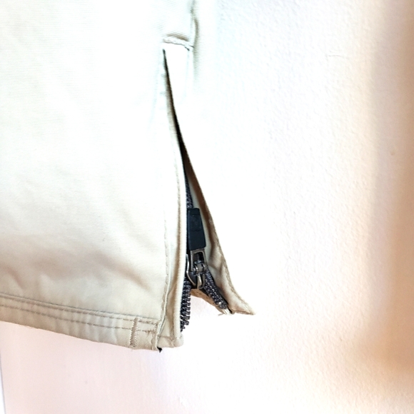 Volcom Snowboard Ski Lined Pants Waterproof Tan Taupe Pink Women Size 10 - Picture 10 of 16